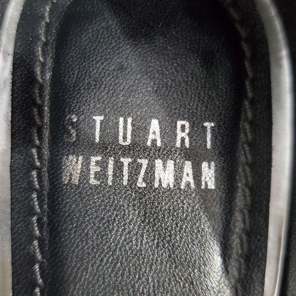 Stuart Weitzman Burgundy Patent Leather Pointy Toe Pumps - Picture 7 of 9